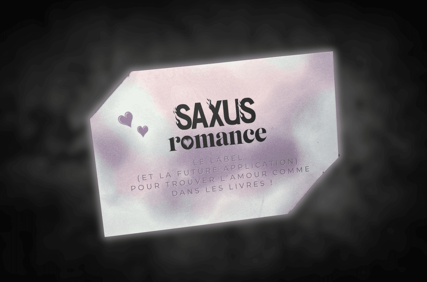 DeSaxus se lance à son tour pour la romance